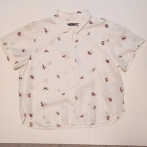 Abercrombie & Fitch Embroidered Short Sleeve